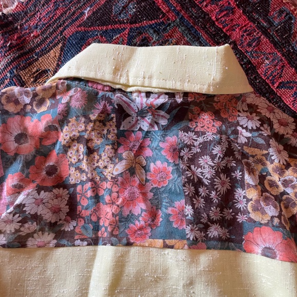 Floral Yellow Crop Top - Picture 11 of 11